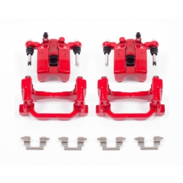 Picture of Power Stop 07-08 Infiniti G35 Rear Red Calipers w-Brackets - Pair
