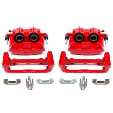Picture of Power Stop 97-04 Chevrolet Corvette Front Red Calipers w-Brackets - Pair