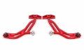 Picture of BMR 10-14 Ford Mustang Adj- Lower A-Arms w- Delrin-Rod End - 19mm Tall Ball Joint - Red