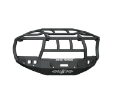 Picture of Road Armor 19-21 Ram 2500-3500 Stealth Front Winch Bumper Titan Guard w-Intimidator Guad - Tex Blk