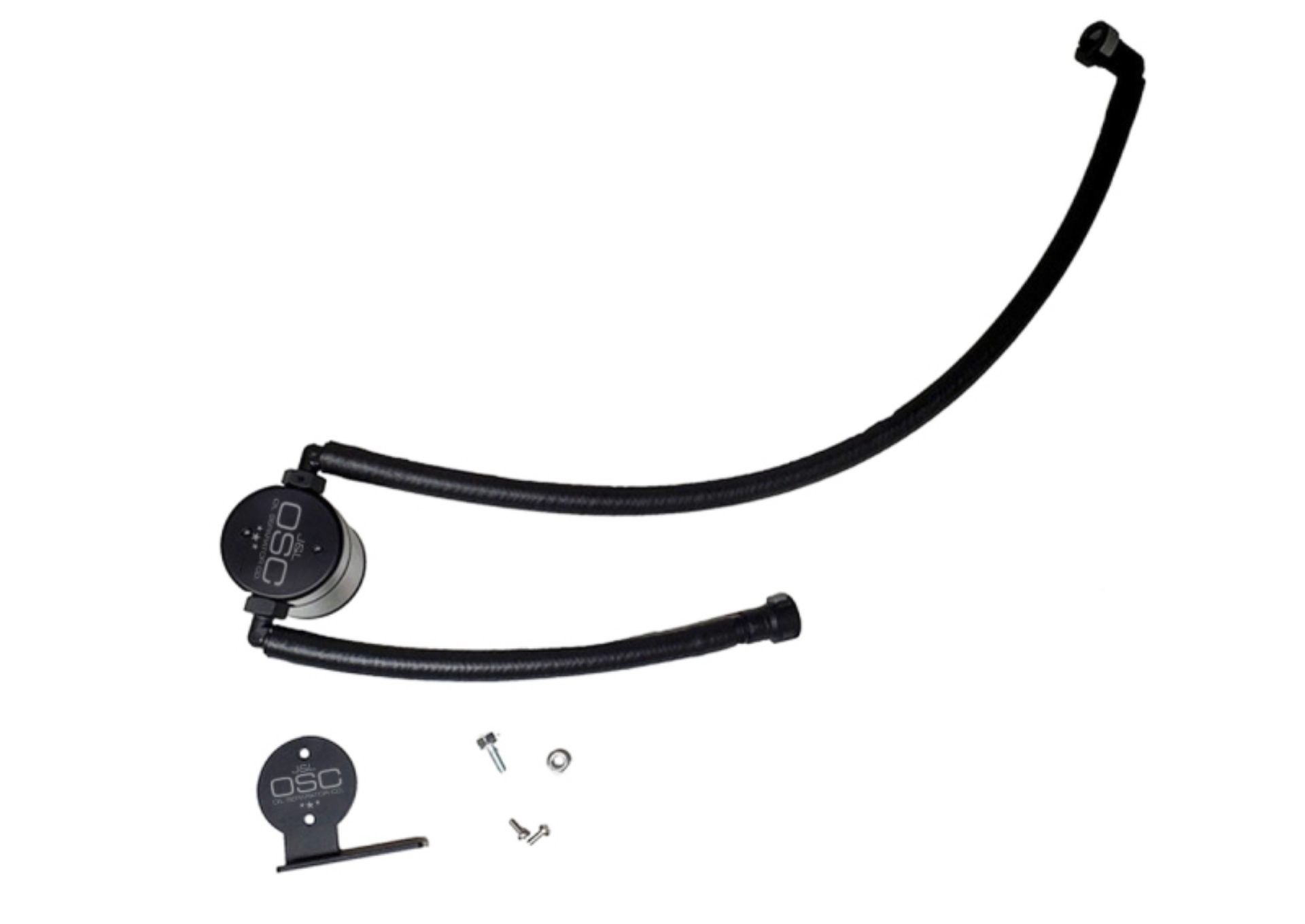 Picture of J&L 20-24 Chevrolet Corvette 6-2L LT2 Targa Top Passenger Side Oil Separator 3-0 - Black Anodized
