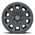 Picture of ICON Thrust 17x8-5 6x120 0mm Offset 4-75in BS Satin Black Wheel