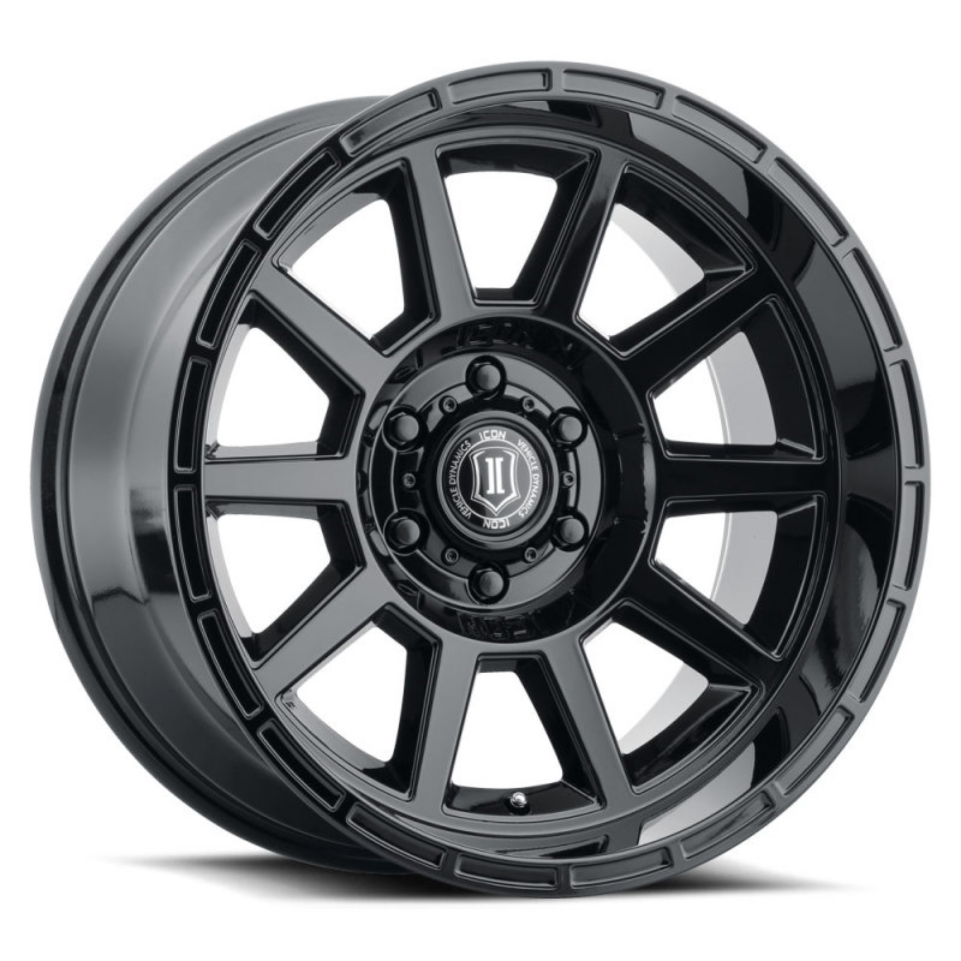 Picture of ICON Recoil 20x10 5x150 -24mm Offset 4-5in BS Gloss Black Wheel