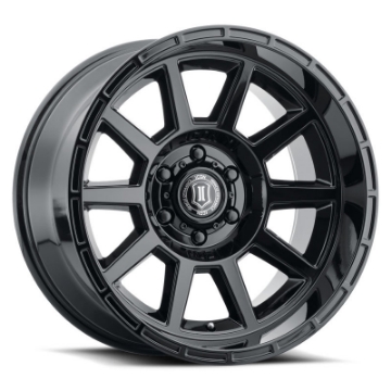 Picture of ICON Recoil 20x10 5x150 -24mm Offset 4-5in BS Gloss Black Wheel