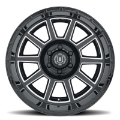 Picture of ICON Recoil 20x10 6x135 -24mm Offset 4-5in BS Gloss Black Milled Spokes Wheel