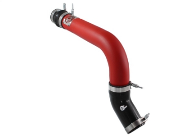Picture of aFe BladeRunner 3in Red Intercooler Tube Hot Side w-Couplings 13-14 Dodge RAM Diesel 6-7L td