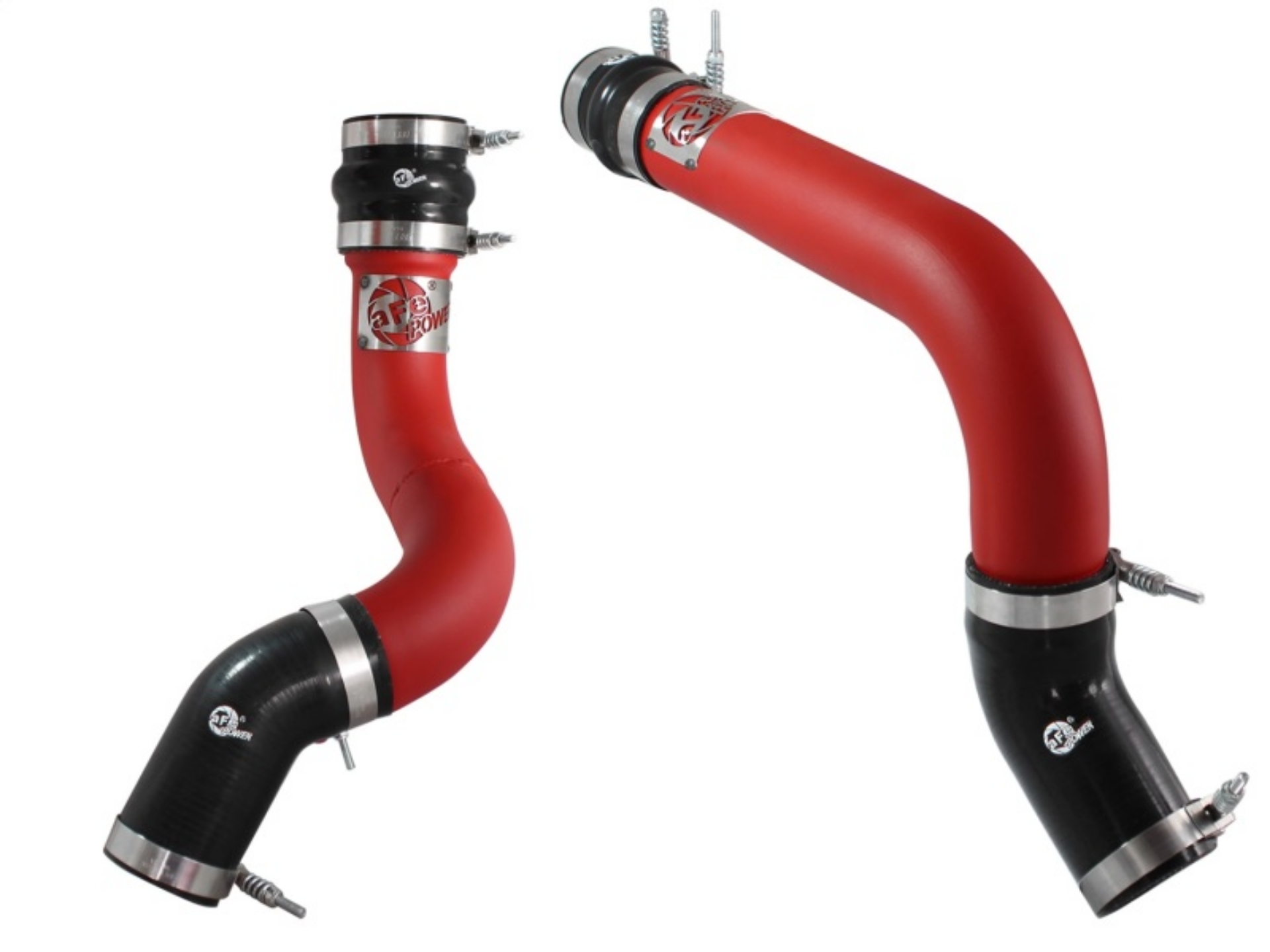 Picture of aFe BladeRunner 3in Red Intercooler Tubes Hot & Cold Side Kit for 13-14 Dodge RAM Diesel 6-7L td