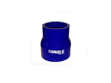 Picture of Torque Solution Transition Silicone Coupler: 2 inch to 2-5 inch Blue Universal