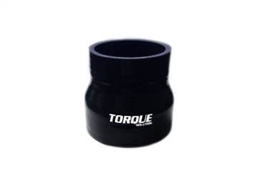 Picture of Torque Solution Transition Silicone Coupler: 2-5 inch to 3 inch Black Universal