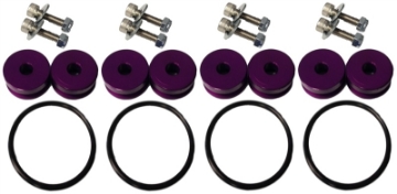 Picture of Torque Solution Billet Bumper Quick Release Kit Combo Purple: Universal