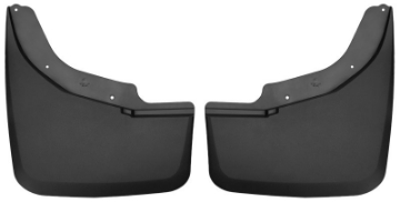 Picture of Husky Liners 15 Chevrolet Silverado 3500 HD Black Dually Rear Mud Guards