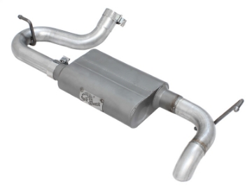 Picture of aFe Scorpion Exhaust System Axle Back Aluminized Hi-Tuck 07-17 Jeep Wrangler JK V6 3-6-3-8L