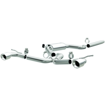 Picture of MagnaFlow SYS C-B Dual Split Rear Exit 4in Polished Tips 2015 VW GTI 2-0L Turbo