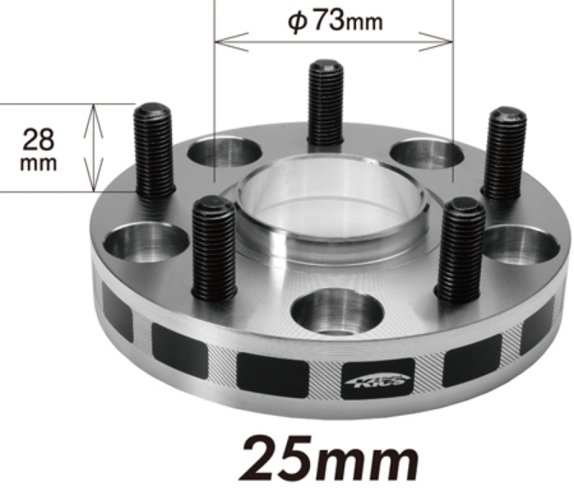Picture of Project Kics 12X1-5 5-139-7 Wide Tread Spacers 4Wd - 25MM