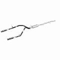 Picture of MagnaFlow SYS Cat-Back 3-5in Black Dual Split Rear Tips 10-13 Chevy Silverado - GMC Sierra 5-3L