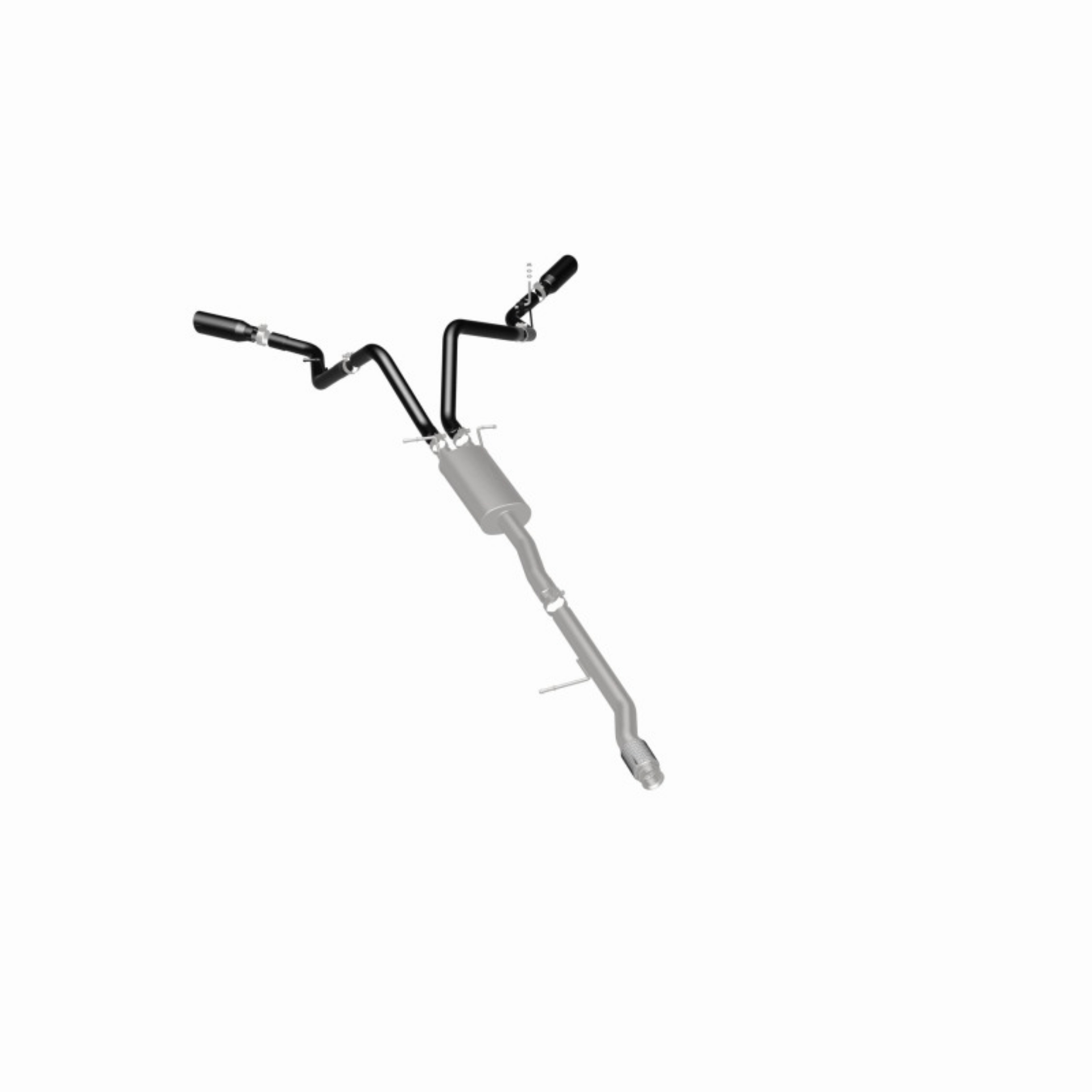 Picture of MagnaFlow SYS Cat-Back 3-5in Black Dual Split Rear Tips 14-15 Chevy Silverado-GMC Sierra 4-3L-5-3L