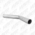 Picture of MBRP Universal 2-5in - 45 Deg Bend 12in Legs Aluminized Steel NO DROPSHIP