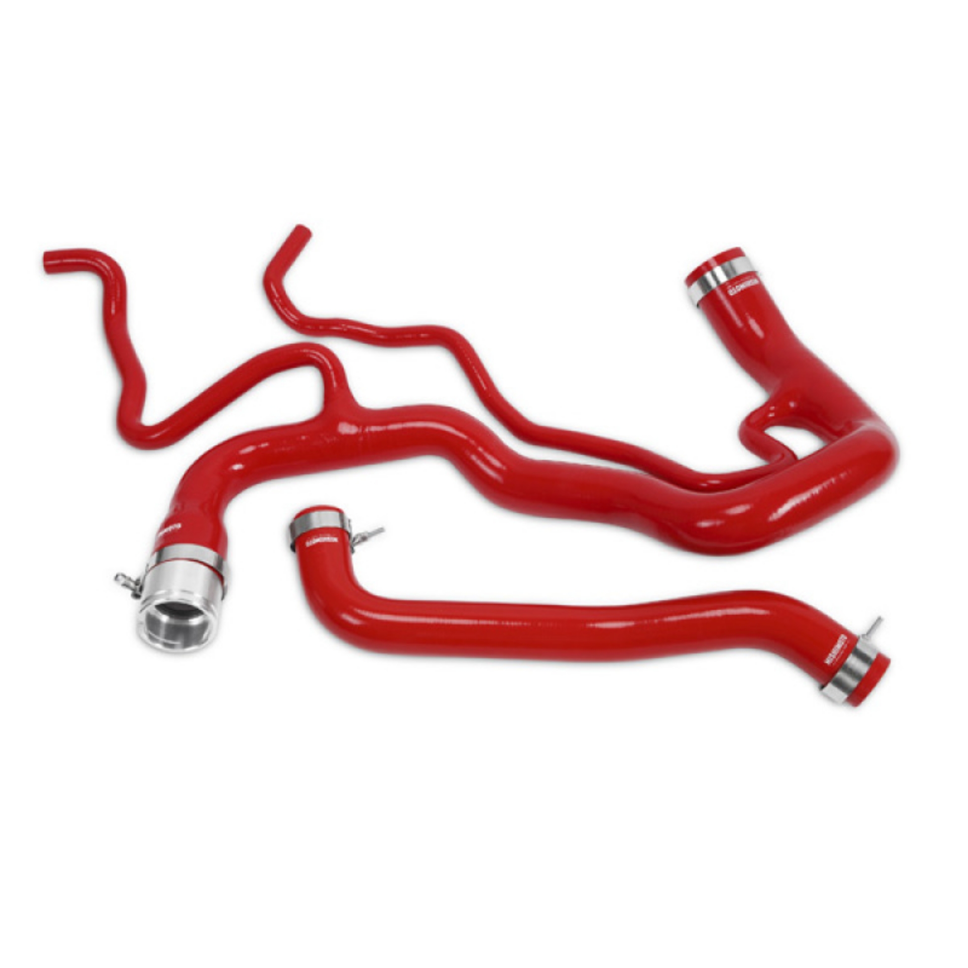 Picture of Mishimoto 11+ Chevrolet Duramax 6-6L Red Silicone Coolant Hose Kit