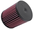 Picture of K&N Replacement Round Straight Universal Air Filter for 2010-2015 Audi A8 2-0L-2-5L-3-0L-4-0L-4-2L
