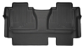 Picture of Husky Liners 14-15 Toyota Tundra Double Cab Pickup Weatherbeater Black 2nd Seat Floor Liners