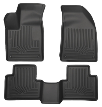 Picture of Husky Liners 15 Chrysler 200 Weatherbeater Black Front and Second Seat Floor Liners