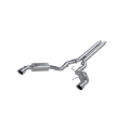 Picture of MBRP 15 Ford Mustang GT 5-0 3in Cat Back Dual Split Rear Street Version 4-5in Tips - T409