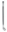 Picture of Fragola -3AN Black Covered Assembly Straight x 45 Degree 12in