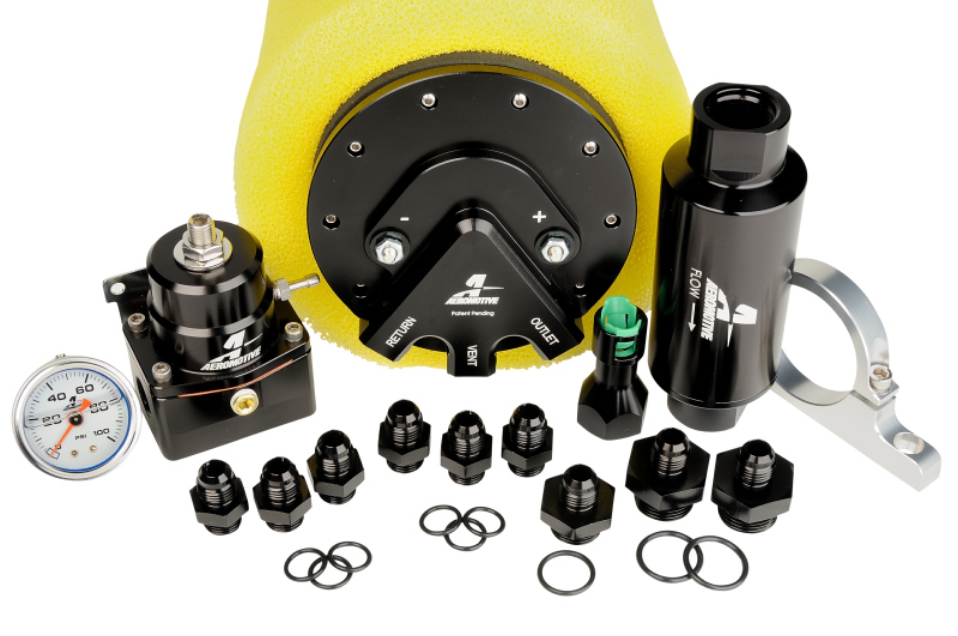 Picture of Aeromotive Phantom 340 Fuel System - Return Style w-3-8in Quick Connect
