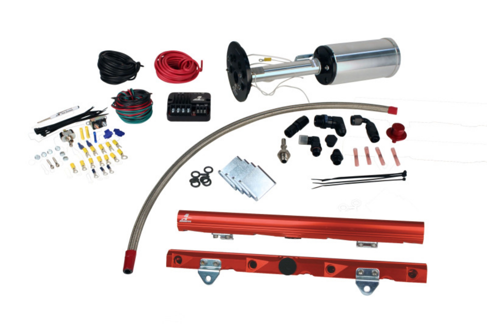 Picture of Aeromotive C6 Corvette Fuel System - Eliminator-LS7 Rails-PSC-Fittings