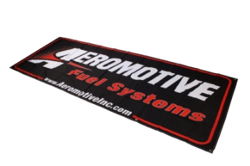 Picture of Aeromotive Banner - 32in x 92in Black-Red