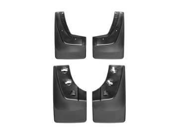 Picture of WeatherTech 14+ GMC Sierra-Sierra Denali No Drill Mudflaps - Black
