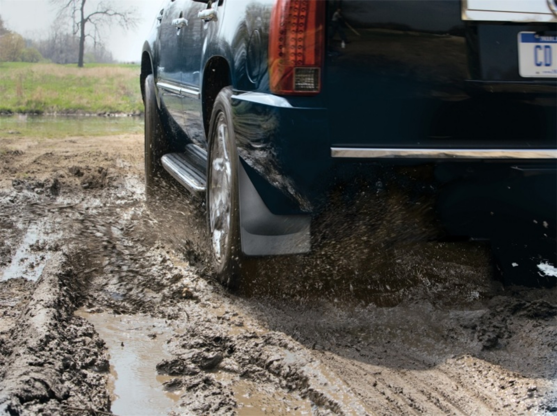 Picture of WeatherTech 04-13 Ford F-150 No Drill Mudflaps - Black