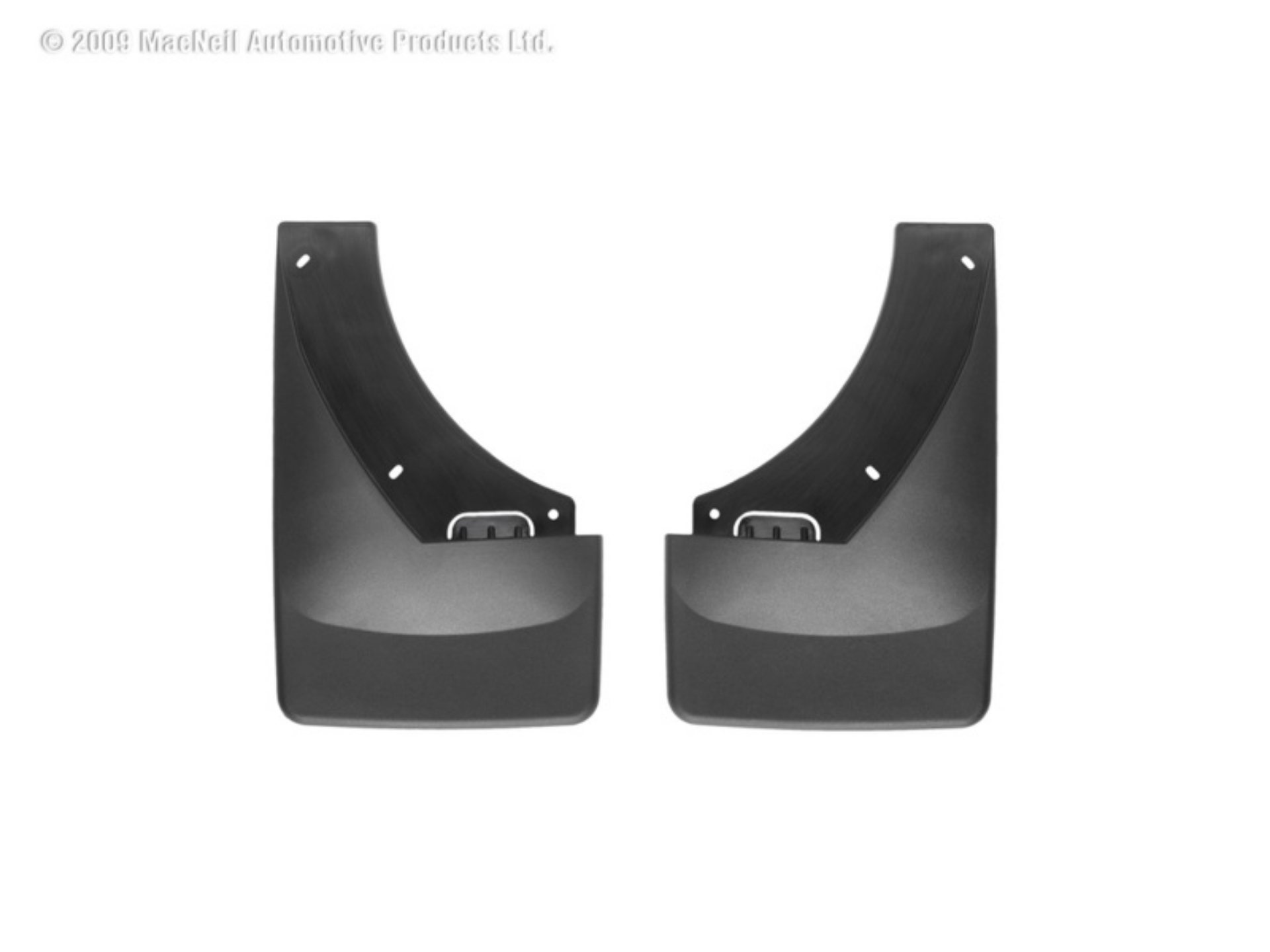 Picture of WeatherTech 07-13 Chevrolet Tahoe No Drill Mudflaps - Black