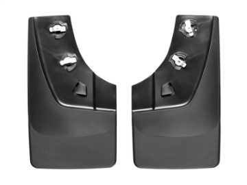 Picture of WeatherTech 14+ GMC Sierra-Sierra Denali No Drill Mudflaps - Black