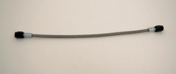 Picture of Fragola -2AN Brake Line w- -3AN Black Alum- Nuts 10in