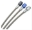 Picture of Fragola -2AN Brake Line w- -3AN Blue Alum- Nuts 16in