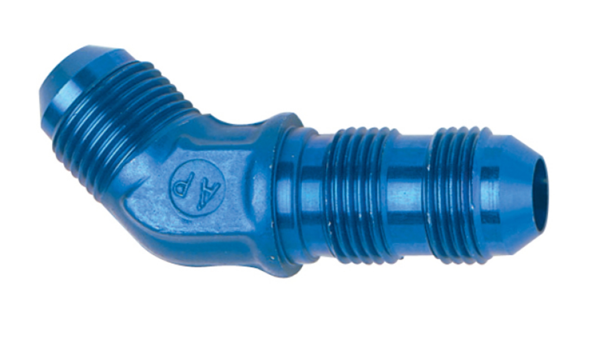 Picture of Fragola -10AN x 45 Degree Bulkhead - Blue