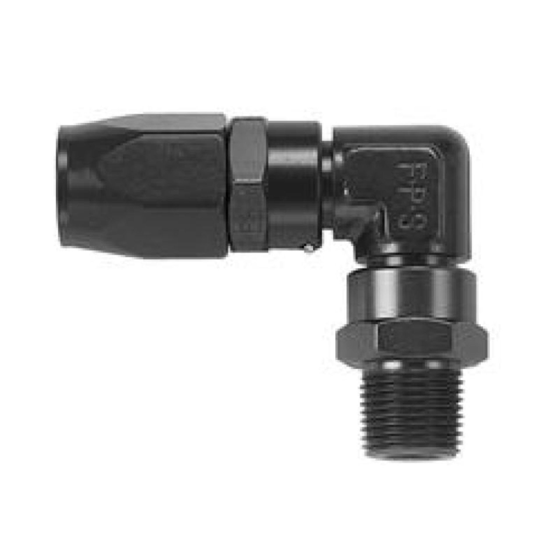 Picture of Fragola -16AN x 90 Degree x 1 5-16 - 12 16 Hose End - Black