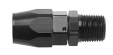 Picture of Fragola -10AN Straight Hose End x 3-8 NPT - Black