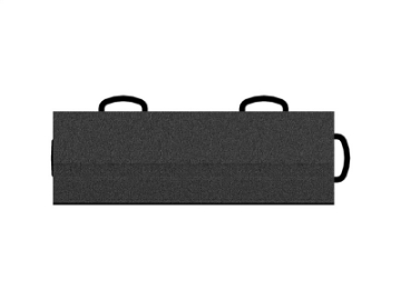 Picture of WeatherTech TechFloor - 2in X 6in Border - Black **Order in Qtys of 4