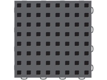Picture of WeatherTech TechFloor - 12in X 12in Tiles - Dark Grey-Black **Order in Qtys of 10