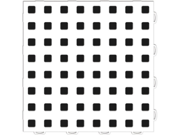 Picture of WeatherTech TechFloor - 12in X 12in Tiles - White-Black **Order in Qtys of 10