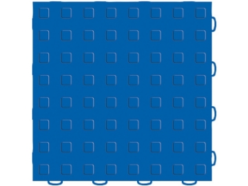Picture of WeatherTech TechFloor 12in x 12in Solid Floor Tile w- Raised Squares - Blue