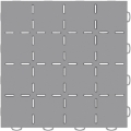 Picture of WeatherTech TechFloor 12in x 12in Solid Floor Tile w- Raised Squares - Grey