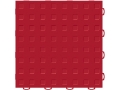 Picture of WeatherTech TechFloor 12in x 12in Solid Floor Tile w- Raised Squares - Red