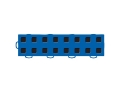 Picture of WeatherTech TechFloor - 3in x 12in TilesLeft Loop Blue-Black - Blue-Black