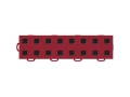 Picture of WeatherTech TechFloor - 3in X 12in TilesLeft Loop - Red-Black **Order in Qtys of 10