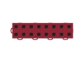 Picture of WeatherTech TechFloor - 3in X 12in TilesLeft Loop - Red-Black **Order in Qtys of 10