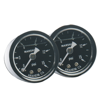 Picture of Fragola Fuel Pressure Gauge 0-100 PSI Dry