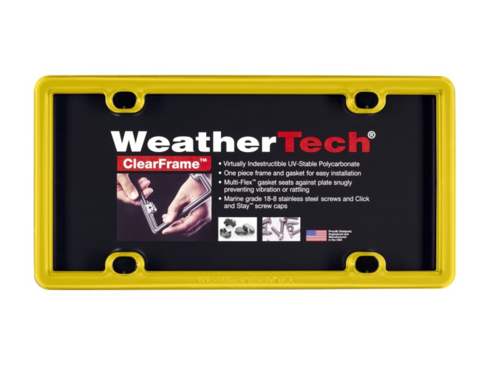 Picture of WeatherTech ClearFrame - Yellow